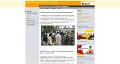 Desktop Screenshot of cdu-karlsdorf-neuthard.de